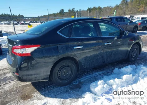 2013 Nissan Sentra Sv z USA, uszkodzony, nr VIN 1N4AB7AP7DN909614